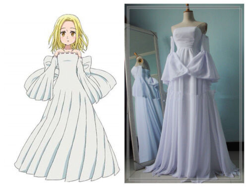 The Seven deadly sins Elaine cosplay costume dress {free shipping} 