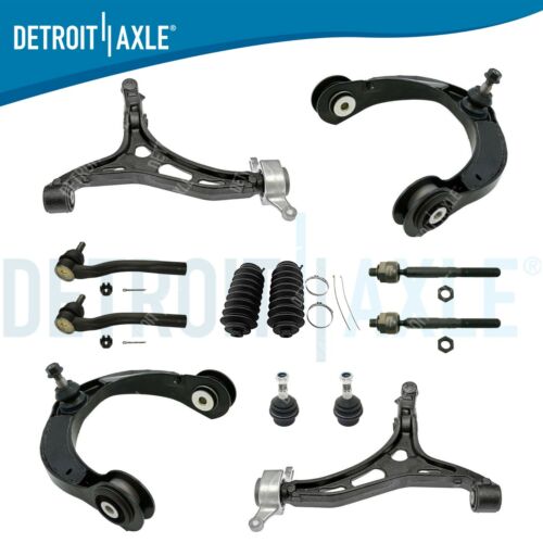 For 2011-2015 Dodge Durango Jeep Grand Cherokee Front Lower & Upper Control Arms 
