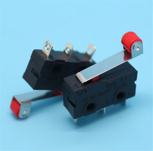 5x Micro Roller Hebelarm Öffnen Schließen Endschalter.KW12-3 PCB Mikroschalte KQ 