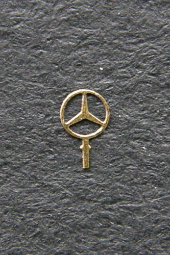Mercedes-Benz STERN Star Logo Kühler  1,93mm gold 1:43  AutoArt PMA Norev Schuco