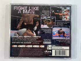 Ultimate Fighting Championship (Dreamcast, 2000) Game Case Manual Registration