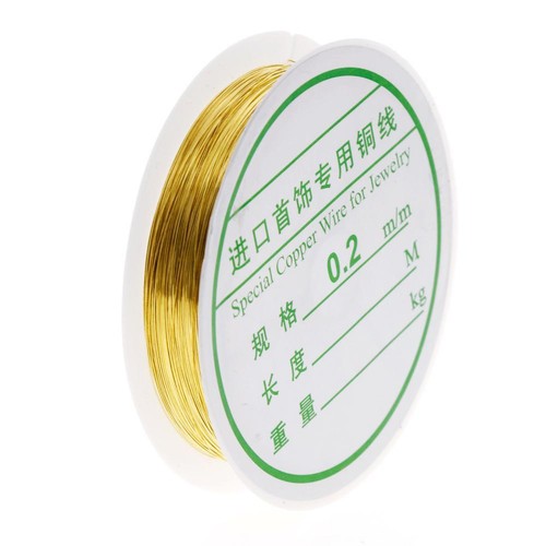 Lot Soft Copper Wire line Cord DIY Jewelry Making 0.2-1mm Strong HY #J