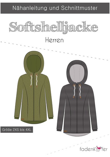 hilo escarabajo talla 2 XS hasta 4 XL nº 54 Papel patrones de corte Softshell chaqueta señores V