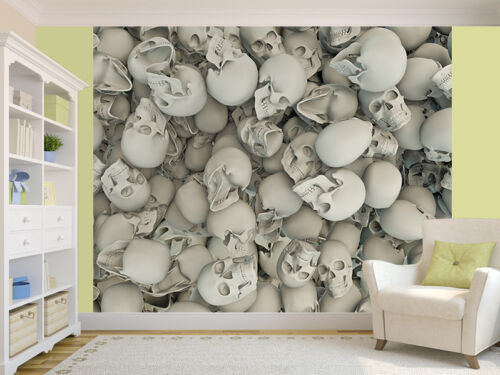 Skulls 3D photo Wallpaper wall mural 3D skulls filling 44805432
