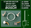 Démarreur Brosses Convient à Bosch Gear reduction unités 12 V 141194