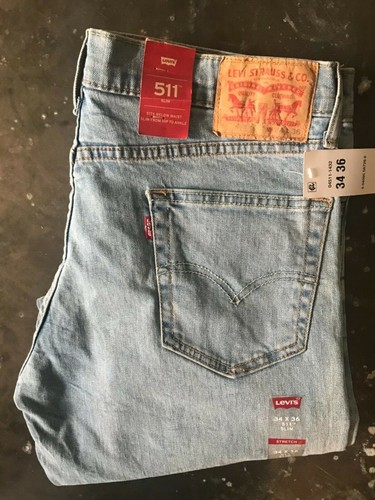 Heren: kleding, accessoires Authentic Genuine Men's Levi's 511 Slim Fit Advanced Stretch Jeans 34-36 Kleding en accessoires rodoviariomontesereno.com.br