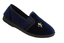 BOYS NAVY BLUE LION SLIPPERS RUBBER SOLES SIZE 11-5