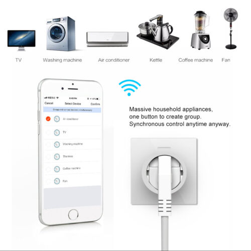 TUYA WIFI Smart Life APP for Amazon Alexa/Google Home Steckdose WLAN Steuerung 