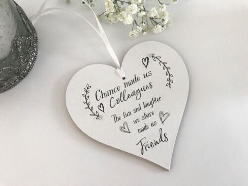 Chance Colleagues Friends Heart Gift Sign Plaque Keepsake PCC909 