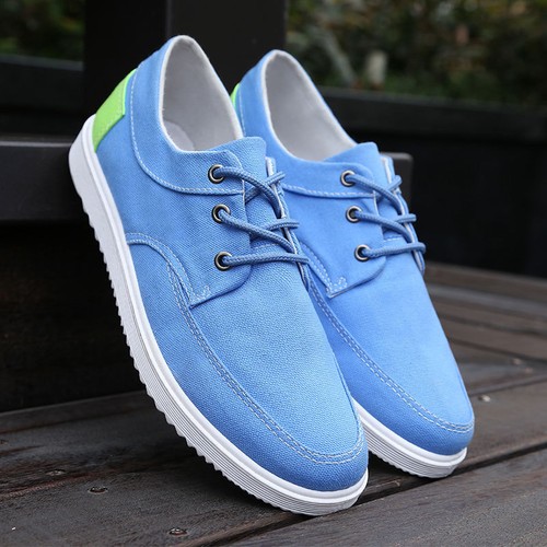 NEW Men/'s Casual Canvas Shoes Breathable Sneakers sports Flat Lace up walking
