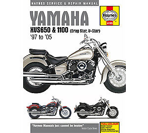 4195 Yamaha XVS650 1100 Haynes Workshop Service Manual Drag V Star 1997-2005