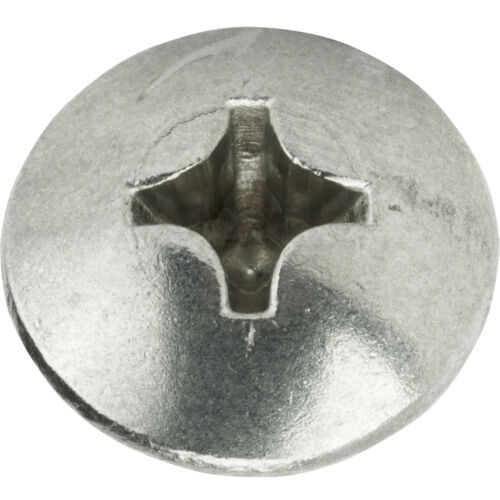 #14 x 1-1/4" Sheet Metal Screws Truss Head Phillips Stainless Steel Qty 25 
