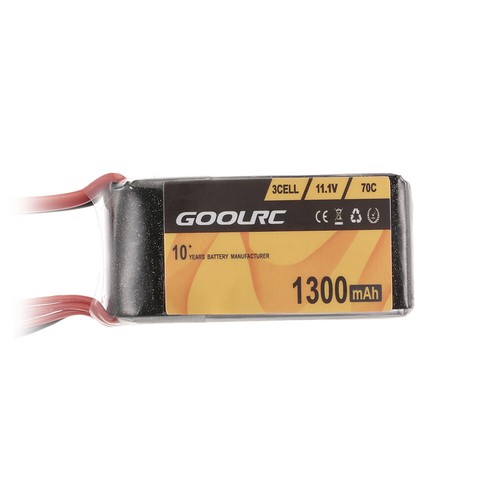 GoolRC 3S 11.1 V 1300 mAh 70C XT60 Lipo Batterie für Emax Nighthawk 250 M6M7
