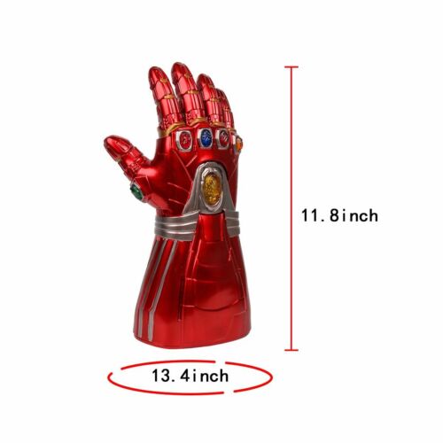2019 Iron Man Nano LED Gloves Thanos Infinity Gauntlet Avengers Endgame Toy Gift
