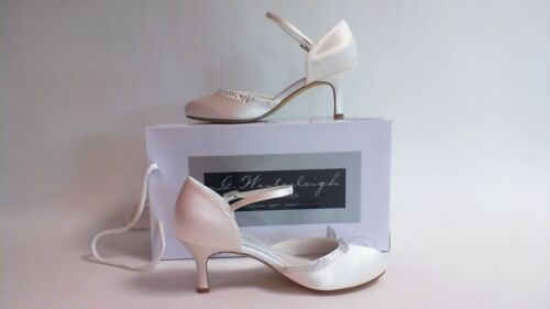 G Westerleigh Wedding Bridal Shoes Size 37 UK 4 #18R391 Ivory Adele