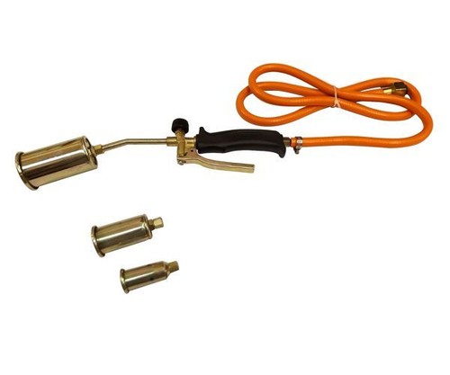 GAS HEATING FLAME TORCH PLUMBER UNIVERSAL LONG ARM WELDING SET BLOW ROOFING BEST