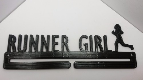 RACE MEDAL DISPLAY RACK HOLDER HANGER RUNNER GIRL 5K 10K HALF MARATHON