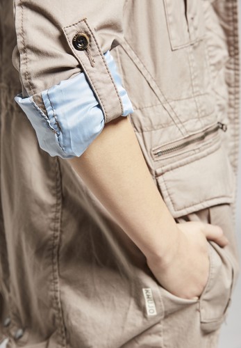 Khujo Donna Giacca Aoki Beige Fashionista trend look sale 60/%!