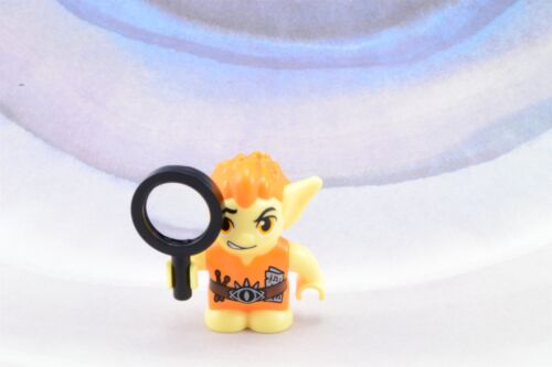 Lego Mini Figure Elves Beiblin Goblin with Magnifying Glass from Set 41185