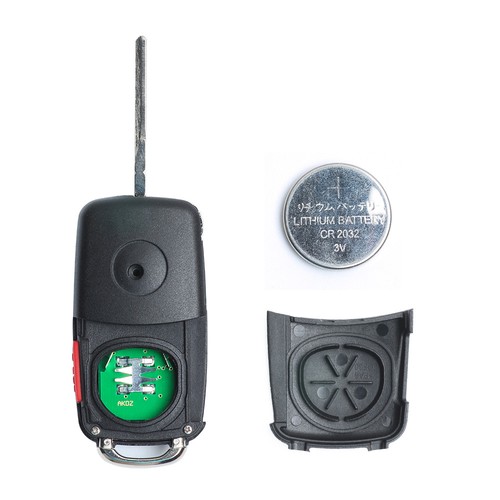 Flip Remote Car Key 3B for VW Volkswagen Touareg 2002-2010 433MHz ID46 Aftermark