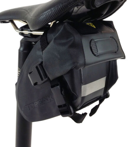 TOPEAK TT9818B WEDGE DRY STRAP MEDIUM BICYCLE SEAT/SADDLE BAG 