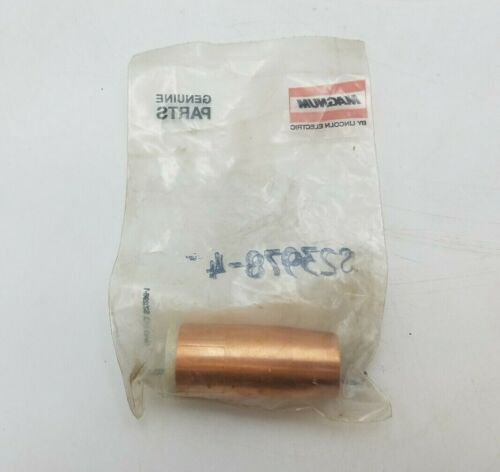 Lincoln Electric S23978-4 Gas Nozzle Magnum Welding Equipment Copper NOS S239784