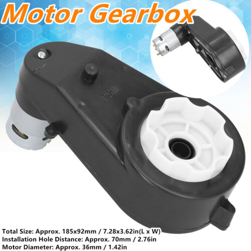 Electric Motor Gearbox RS550 Car Gear Box For Children Car Kids Toy 12V
