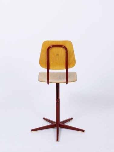 altezza regolabile SCUOLA sedie da embru VINTAGE 1960/' SWISS MADE