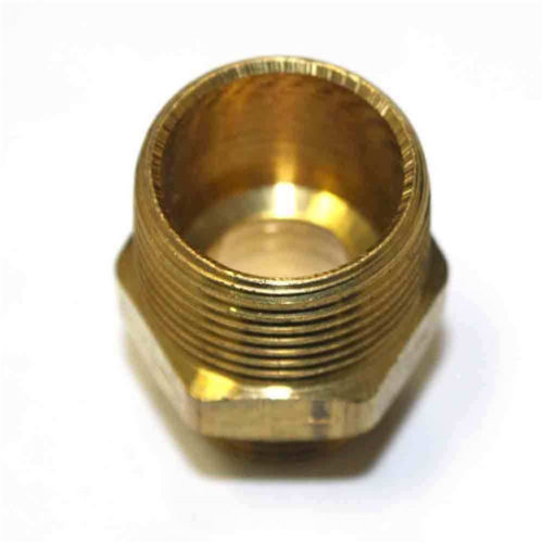Whitworth 1//2/" X 3//8/" macho tubo de latón rosca hexagonal pezón reducción de ajuste