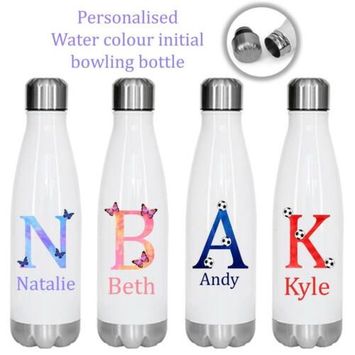 Personalised Water Bottle Stainless Steel Vacuum Insulated Chilly Flask gift xma