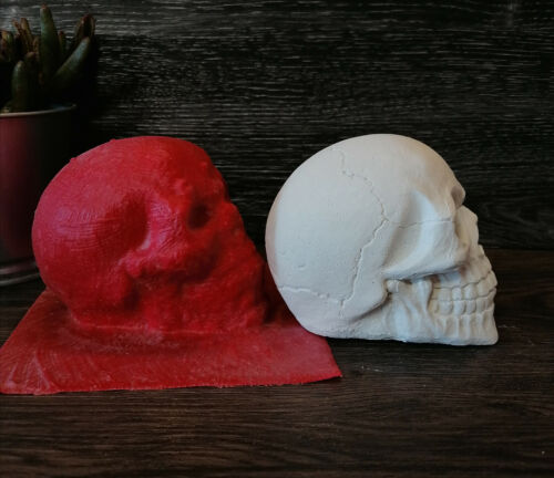 134 Handmade Latex casting mold mould concrete casting form Skull Skull Skull