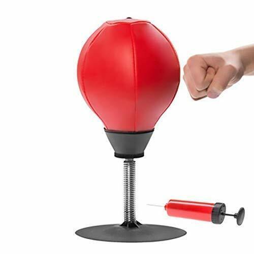 Stress Buster Desktop Punching Ball Super Strong Suction Cup Pump Included