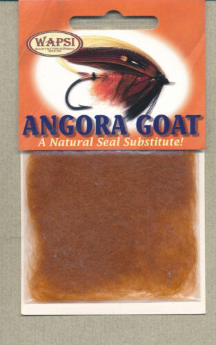 Angora Goat dubbing burnt orange     AG013