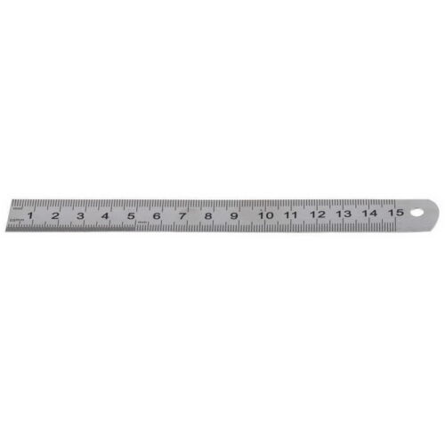 Amazing 15cm Double Side Stainless Steel Measuring Straight Ruler Tool 6"  HF2 