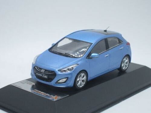 1:43 Premium X Hyundai i30 2012 Blue PRD268 Diecast Model Car Edition Collection