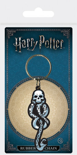 Gummi Schlüsselanhänger Keyring 4,5x6 cm Dark Mark ca Harry Potter 