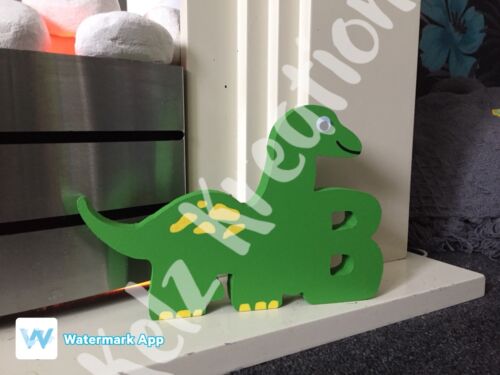 Mdf Freestanding Dinosaur Letters Boys Bedroom Decor Diplodocus Trex Fun