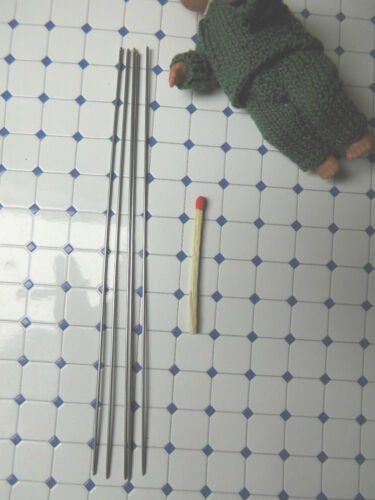 Tracassin Tricot Aiguilles Miniature Poupées-Vêtements idéal f 5er Aiguille Jeu 1 mm