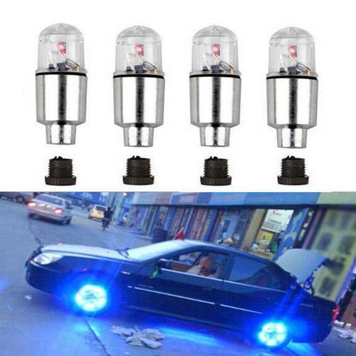 4x Car LED Dragonfly Wheel Tyre Tire Air Valve Stem Caps Light Lamp Accessories