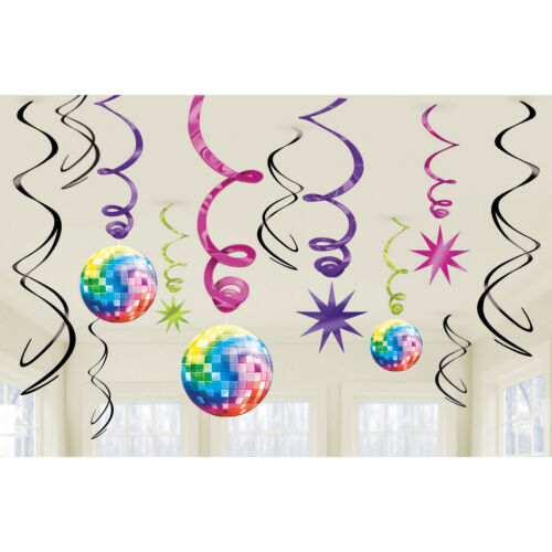 Discoteca-bola de discoteca-invitaciones vajilla decorativas geburstag fiesta lema de fiesta 70er