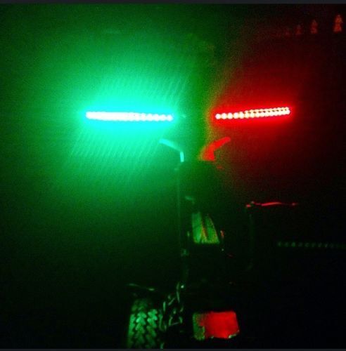 12/" strips Boat BOW LED Lighting RED /& GREEN PREMIUM -