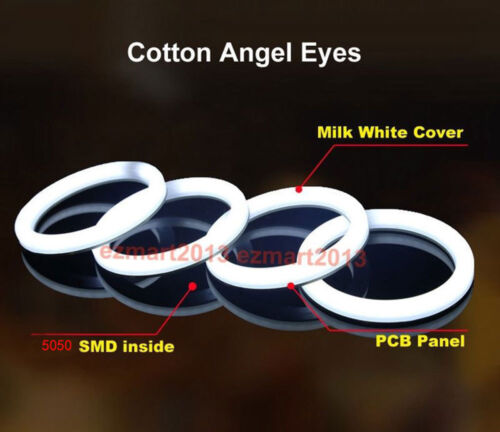 wifi cotton RGB lights For Hyundai Genesis Coupe 10-16 LED angel eye halo rings