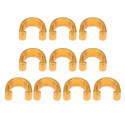 10pcs Bike Bicycle C-Clips Buckle Hose Brake Gear Cable Housing Guide