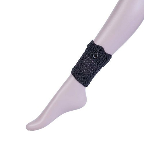 Details about / Crochet High Knee Leggings Boots Cover Winter Button Gift Booties Leg Warmers N3