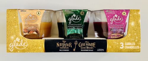 Details about  / Glade Limited Edition Candles Set Of 3 Nutcracker  Evergreen Sugarplum Fantasies