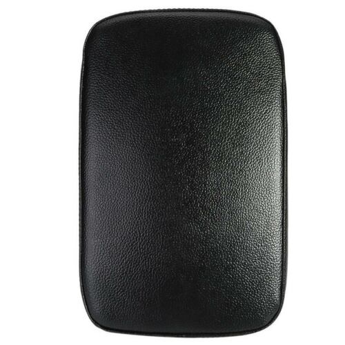 Black Rectangle Rear Seat Passenger Pad 6 Suction Cups For Harley Chopper Bobber