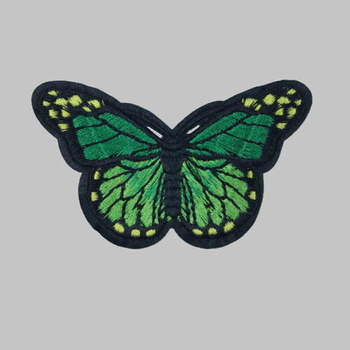 10stk Aufnäher Bügelbild Applikation Flicken Schmetterling Bügelbilder NEU Deko