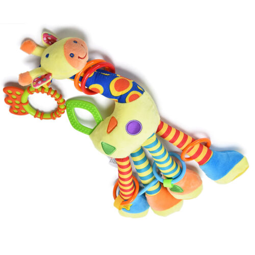 Infant Baby Development Soft Giraffe Tier HandbellsIUattles Griff Spielzeug  WUE
