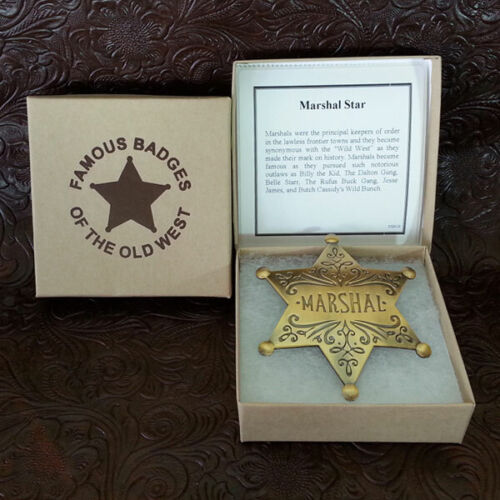 US Marshall Dress Badge--Brass Replica