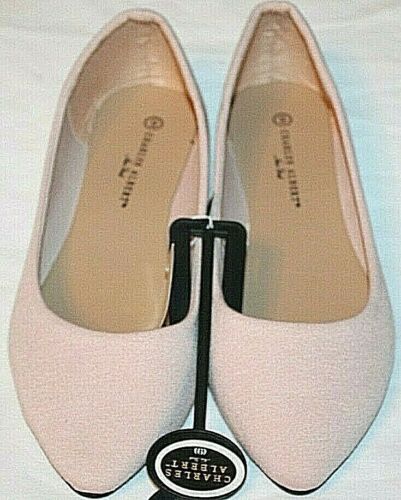 Charles Albert Blush Pointed Toe Flat    Pick Your Size 